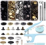 514 Pieces Snap Fasteners Kit, Stainless Steel Leather 5/8IN. Fixed Price $37.54.