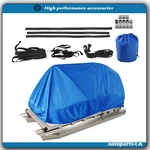 21-24FT Dark Blue Waterproof Pontoon Deck Boat Cover (780*400). Fixed Price $38.40.