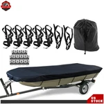 210D Jon Boat Cover Black 12FT-18FT Beam Width Up To 56-75INCH. Fixed Price $23.69.