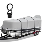 Cerumute Pontoon Boat Cover, Heavy Duty 1200D Waterproof With M.... Fixed Price $279.89.