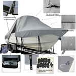 Jeanneau Leader 7.5 S3 Center Console T-top Hard-top Fishing Storage Boat Cover. Fixed Price $370.45.