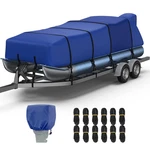Rvmasking Pontoon Boat Cover Motor 1400D Heavy Duty Middle Reinforced. Fixed Price $281.36.