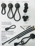 Stayput Bungee Shock Cord Clip "extras If Need" 3 Sizes Knobs, Pulls, & Screws. Fixed Price $77.05.