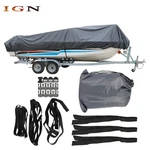 Waterproof Heavy Duty 14-16FT Boat Cover Trailerable Ski Bass V-hull Runabouts. Fixed Price $28.23.