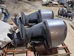 Pair 2003 Yamaha F225 Hp 4-STROKE 25" Dual Twin Outboard Motors V6 Run Props. Fixed Price $10900.00.