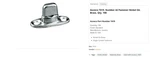 Auveco 7419 Curtain Fasteners Nickel On Brass - Box Of 100. Fixed Price $92.50.