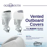 Oceansouth Outboard Motor Vented Cover For Suzuki V6 3.6L (white). Fixed Price $107.29.