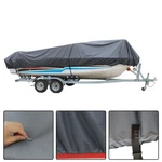 V-hull Heavy Duty Boat Cover Trailerable Fishing Ski Bass Runabouts Waterproof. Fixed Price $24.05.
