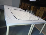 Carver 602WV White Bow 70 3/4" L X 81 1/2" Bimini Cover With Boot Marine Boat. Fixed Price $135.96.