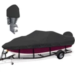 Fishing Boat Cover 17-19FT Heavy Duty Waterproof 600D With Motor. Fixed Price $114.99.