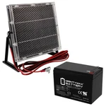 Mighty Max 12V 15AH F2 Sla Battery Replaces Cabelas Prong-top + Solar Panel. Fixed Price $59.99.