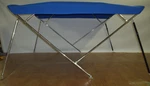 Bimini Top 7'6" Long Stainless Steel Frame - 5 Year Warranty Fabric. Fixed Price $1430.00.