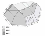 Overland 18149909 Nomadic 270 Passenger Side Awning Wall 3. Fixed Price $229.99.