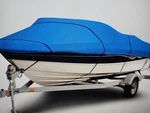 Budge Blue Aqua Armor Boat Cover Center Hull 14' To 16'. Fixed Price $75.00.