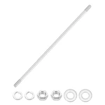 1SET M12X400MM Double Ended Stud SCREWS,304 Stainless Steel Rod With Nut Washer. Fixed Price $24.99.