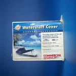 New Vacu-hold Jet Ski Cover Yellow Black Surlast Fabric By Commercial Sewing. Fixed Price $98.00.