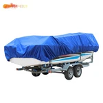 Dark Blue 17-19 Waterproof Trailerable V-hull Boat Cover Heavy Duty Fabric. Fixed Price $25.30.