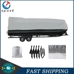 21-24FT Pontoon Boat Cover Waterproof Trailerable Heavy Duty Fabric Gray New. Fixed Price $34.98.