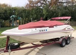 Hurricane Fundeck GS-202 Boat, 21' Cover, 220 Hp Mercury, Trailer. Fixed Price $17600.00.