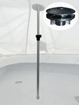 Vico Marine 47" Support Pole + Boat Vent (extends 28" To Max). Fixed Price $36.95.