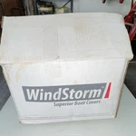Windstorm Canvas Bass Boat Cover -waterproof 16FT Item #WSWBB158OB. Fixed Price $50.00.