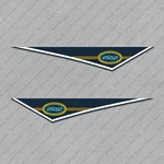 Grady White 222 Fisherman Pendant 1997-1999 Decals Stickers 35.5" X 6" 2PCS.. Fixed Price $52.20.