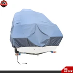 600D Marine Grade Polyester Canvas Be Towed Waterproof Boat Cover Gray. Fixed Price $41.71.