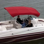 Shademate 80309 Bimini Top Cover W/boot 8'L 42"H 91"-96"W Red Black Marine. Fixed Price $111.96.