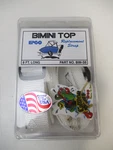 BIM-S8W BIMS8W Epco Gator Tuff White Boat Bimini Top Strap, 8'L. Fixed Price $13.95.