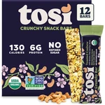 Tosi Superbites Organic Snack Bars 12 Count Crunchy Gluten Free Vegan 140 Cal.... Fixed Price $39.36.