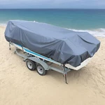 14-16 17-19 20-22FT Boat Cover For V-hull Runabouts Trailerable Fishing Ski Bass. Fixed Price $24.23.