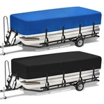 17FT-24FT Pontoon Boat Cover Heavy Duty Waterproof Marine Grade Trailerable Dust. Fixed Price $59.99.