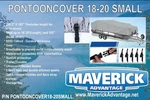 Pontoon Boat Cover 18'-20', 600D Oxfoford,waterproof Prot., Uv Resistant, Straps. Fixed Price $48.00.