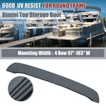 4 Bow Bimini Top Storage Boot No Frame Gray 97" - 103" 600D Polyester Canvas. Fixed Price $40.49.