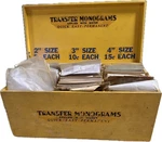 1950S Transfer Monogram Co Chicago, Decal Store Display Hardware Marina Boat Vtg. Fixed Price $51.59.