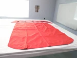 Shademate 80194 Red Universal 3 Bow 71 1/4" X 56 1/2" Bimini Top W/ Boot Boat. Fixed Price $111.96.