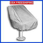 Boat Seat Cover 420D Outdoor Waterproof Pontoon Captain Chair Weather R.... Fixed Price $31.49.