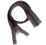 Zipper, 180" Inch, Ykk, Vislon, Black, #10, Separating, Double Metal Tab Slider. Fixed Price $28.88.