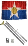 3X5 City Of Dallas Texas Flag Aluminum Pole Kit Set 3'X5'. Fixed Price $23.88.