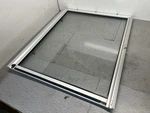 03 Bayliner 2150 Center Folding Hinge Windshield Glass Swing. Fixed Price $198.00.
