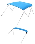 Vevor 3 Bow Bimini Top Boat Cover X 46 H Pacific Blue. Fixed Price $179.99.