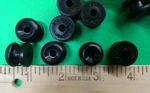 10 Black Stayput Knobs, For Canvas Boat Covers, Bungee Shock Cord Loops Tie Down. Fixed Price $22.71.
