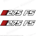Fits Stratos 275 Fs (fish/ski) Boat Decals (set Of 2). Fixed Price $54.95.