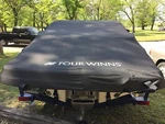 Four Winns Boat Cover 2008-2012 190 Horizion Swim Platform Trailerable Black. Fixed Price $450.00.