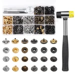120 Sets Snap Fasteners Kit 10MM Buttons With Rubber Hammer 6 Color Meta.... Fixed Price $25.88.