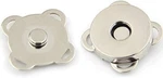 24 Sets Sew In Magnetic Plum Bag Clasps Button Snaps For Purses Silver. Fixed Price $14.76.
