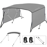4 Bow Bimini Top Boat Cover Detachable Mesh Sidewalls 600D With Frame 67"-96"W. Fixed Price $162.89.