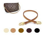 Duyp Vachetta Short Leather Strap For Pochette Accessoires Mini Pouch Purse Bag. Fixed Price $29.00.