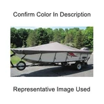 Carver 70017S-11 Styled-to-fit Travel Boat Cover, 7.6 Oz. Sun-dura Mist Gray New. Fixed Price $134.74.