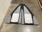 Lowe Bow Cushion Set Of (2) Fishing Machine Models Gray Black 56 1/4" Boat. Fixed Price $239.96.